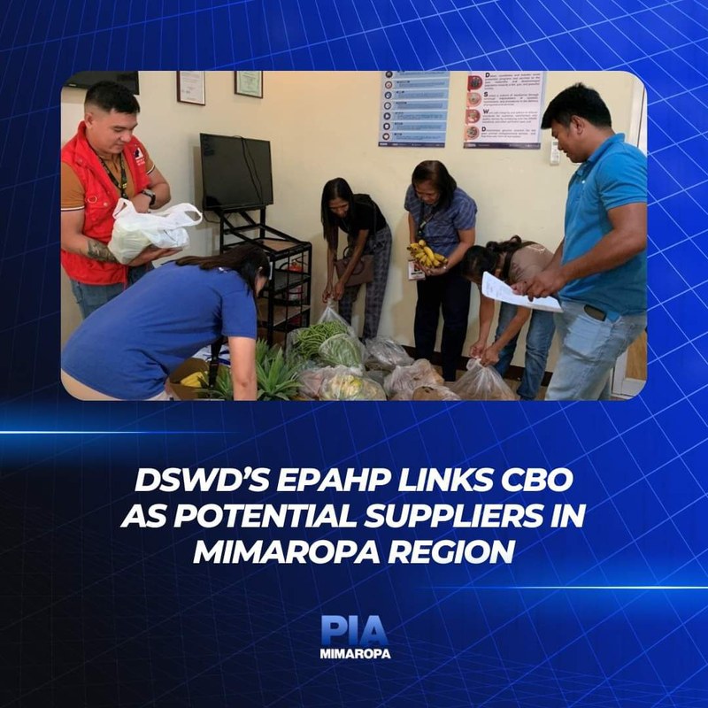 DSWD Field Office MIMAROPA Engaged CBOs as Suppliers in CRCF