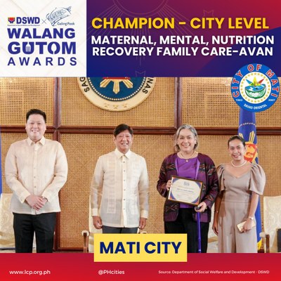 Mati City Takes the Lead: Davao Oriental's Pride at Walang Gutom Awards