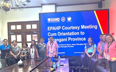 EPAHP Dose Conducts Orientation for RMOU Addendum with the Provincial Local Government Unit of Sarangani