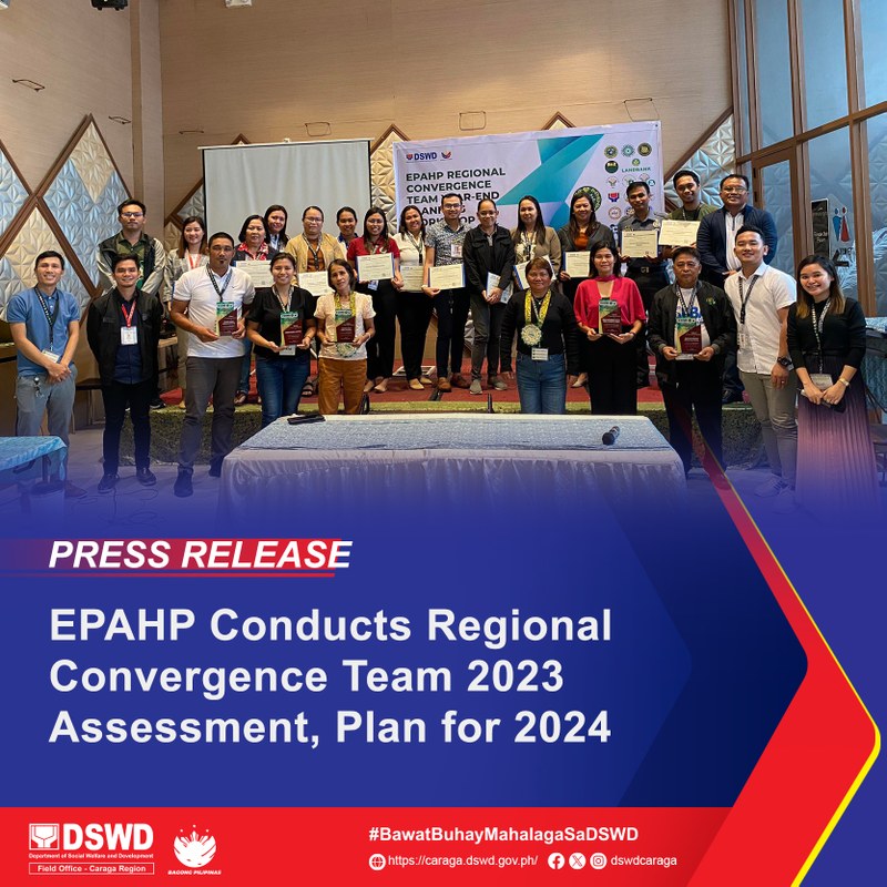 EPAHP Caraga Conducts Regional Convergence Team 2023 Assessment, Plan for 2024